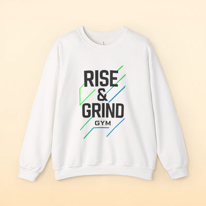 Rise & Grind Motivation Sweatshirt | Wake. Work. Win.