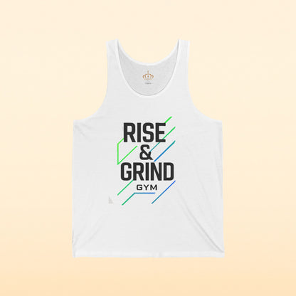 Rise & Grind Motivation Tank Top | Train. Focus. Conquer.