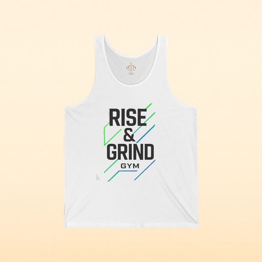 Rise & Grind Motivation Tank Top | Train. Focus. Conquer.