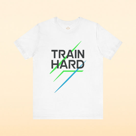 Train Hard Performance T-Shirt | Light Feel, Strong Spirit, Limitless Drive
